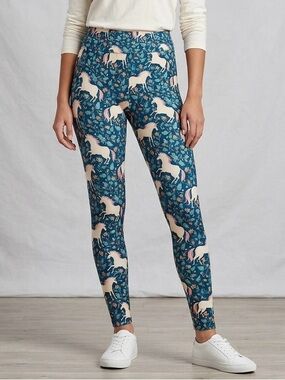 LuLaRoe Tall & Curvy TC Leggings Actual Unicorn Floral Print Rare HTF